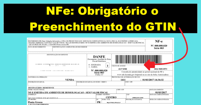 A partir de 12 de setembro será obrigatório o preenchimento do GTIN na