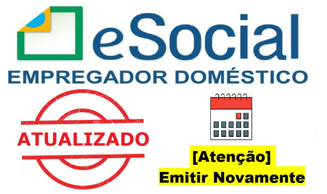 esocial domestico emissão dae 