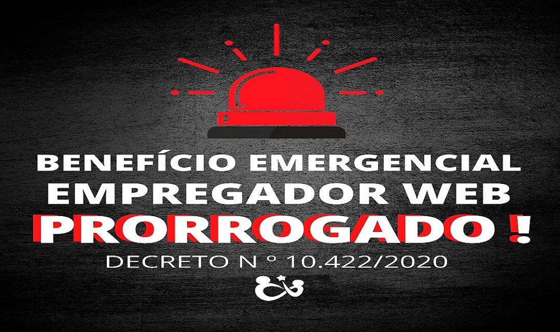 prorrogação benefício emergencial decreto 10422/2020