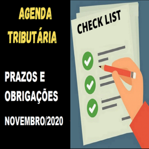 Agenda Tributária Novembro/2020: Prazos e Obrigações [Atualizada]