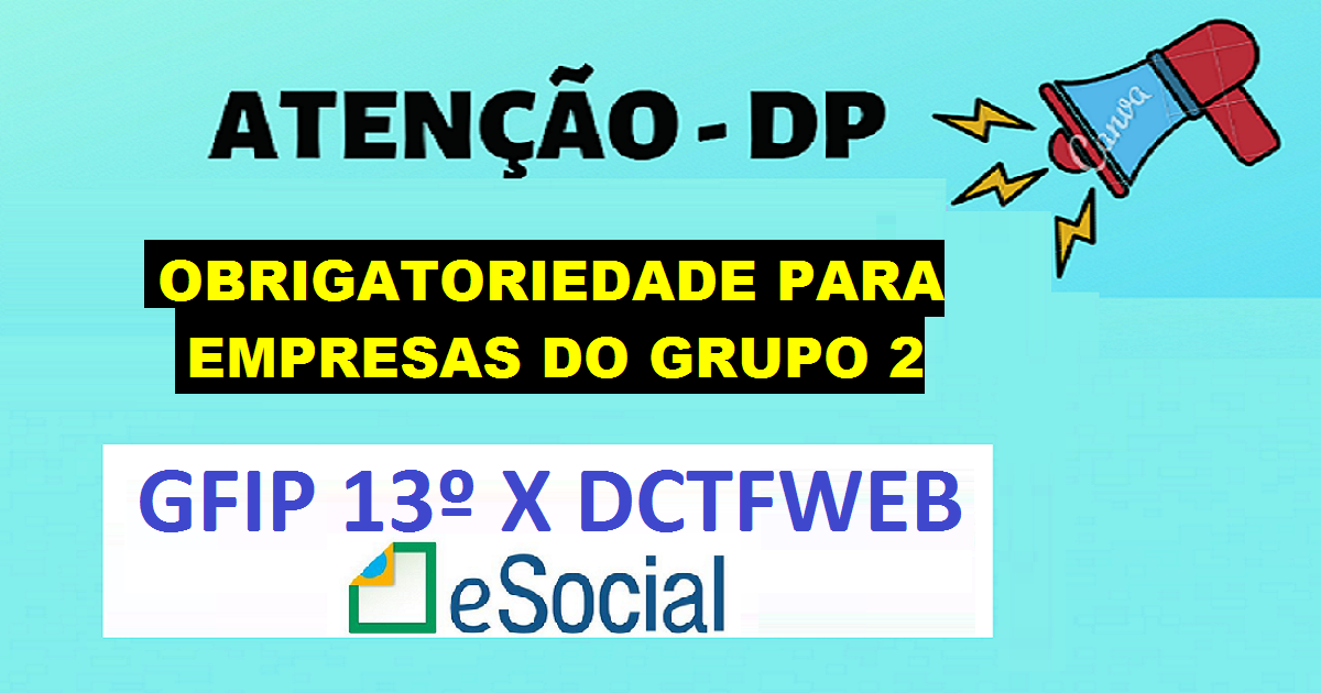 Empresas do grupo 2 deve enviar gfip?