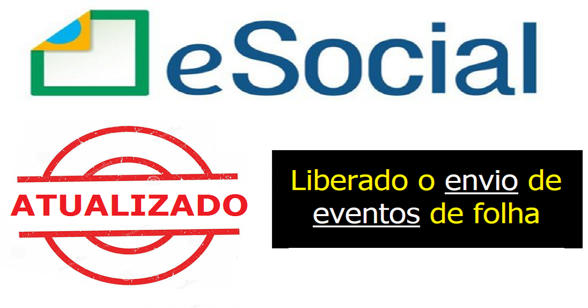 esocial eventos folha e desligamento 