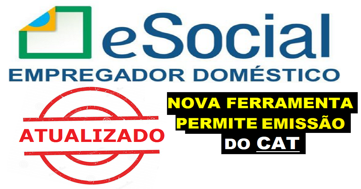 Como fazer o comunicado de acidente de trabalho (CAT) no eSocial doméstico? 