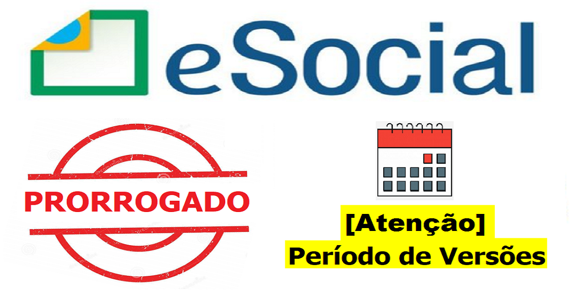 esocial prorrogado 