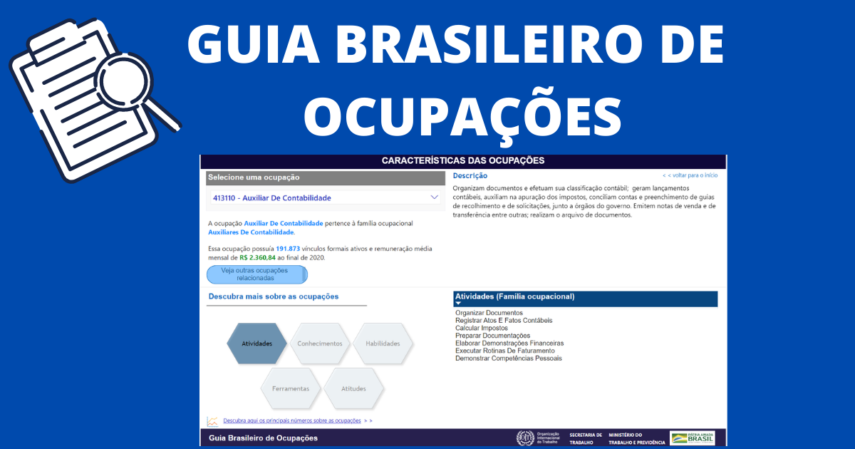 Guia Brasileiro de ocupações 