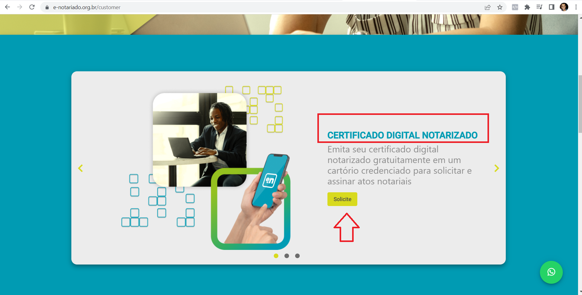 como emitir o certificado digital notorizado no cartório 