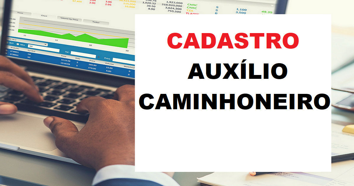 cadastro para Auxílio Caminhoneiro