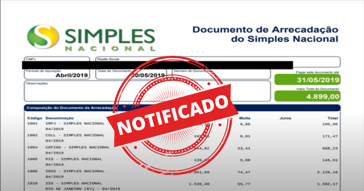 Receita Federal do Brasil notifica devedores do Simples Nacional 