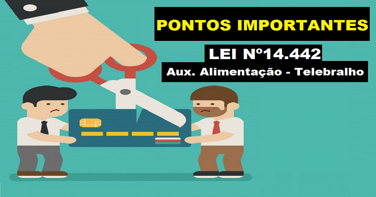 Pontos importantes da NOVA LEI sobre Auxílio Alimentação e Teletrabalho