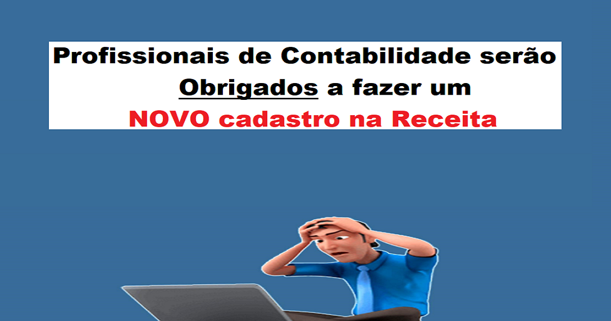 cadastro de responsável contábil na receita 