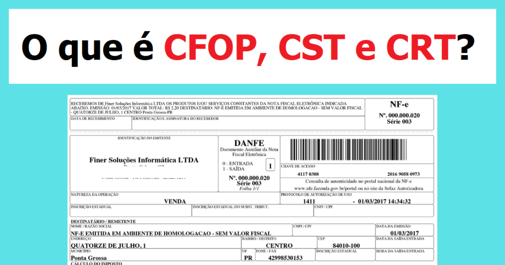 O Que é Cfop Cst E Crt Dominando A Contabilidade 5067