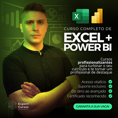 curso online avançado de excel e power bi